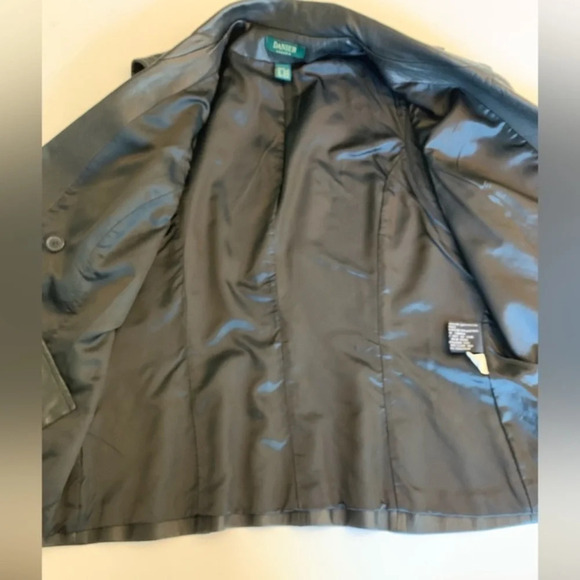 Vintage Danier black leather vest size L - Picture 7 of 13